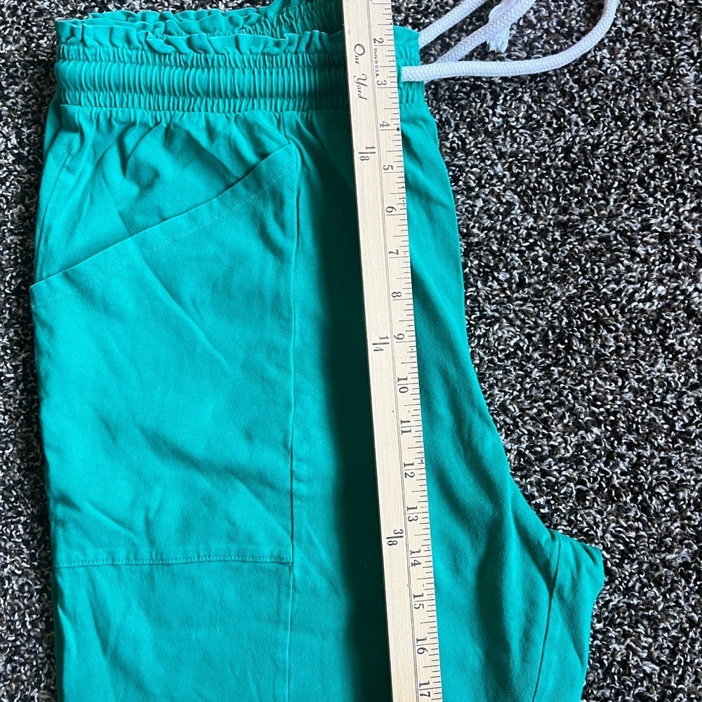 Universal Thread Women's Teal Cropped Pants - Picture 4 of 5